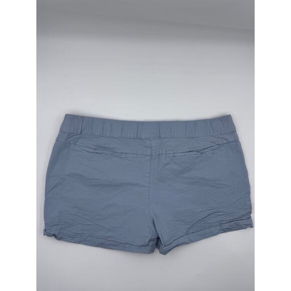 Free Fly Women's Blue Utility Shorts Hiking Outdoors Bamboo 4” Inseam - Picture 5 of 5